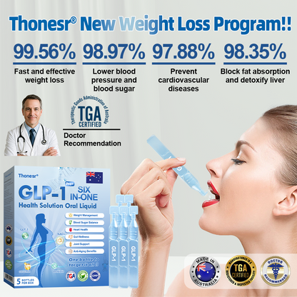 【Last Day Promotion 66% OFF🥇】𝐓𝐡𝐨𝐧𝐞𝐬𝐫® 𝐆𝐋𝐏-𝟏 𝐏𝐫𝐨+ 𝐒𝐈𝐗 𝐈𝐍-𝐎𝐍𝐄 𝐇𝐞𝐚𝐥𝐭𝐡 𝐒𝐨𝐥𝐮𝐭𝐢𝐨𝐧 𝐎𝐫𝐚𝐥 𝐋𝐢𝐪𝐮𝐢𝐝 💧 Use once every two days, | Lose 20 pounds quickly | Reduce sugar by 90% |)