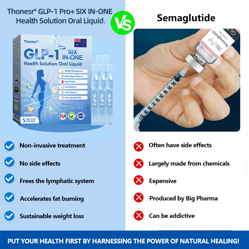 【Last Day Promotion 66% OFF🥇】𝐓𝐡𝐨𝐧𝐞𝐬𝐫® 𝐆𝐋𝐏-𝟏 𝐏𝐫𝐨+ 𝐒𝐈𝐗 𝐈𝐍-𝐎𝐍𝐄 𝐇𝐞𝐚𝐥𝐭𝐡 𝐒𝐨𝐥𝐮𝐭𝐢𝐨𝐧 𝐎𝐫𝐚𝐥 𝐋𝐢𝐪𝐮𝐢𝐝 💧 Use once every two days, | Lose 20 pounds quickly | Reduce sugar by 90% |)